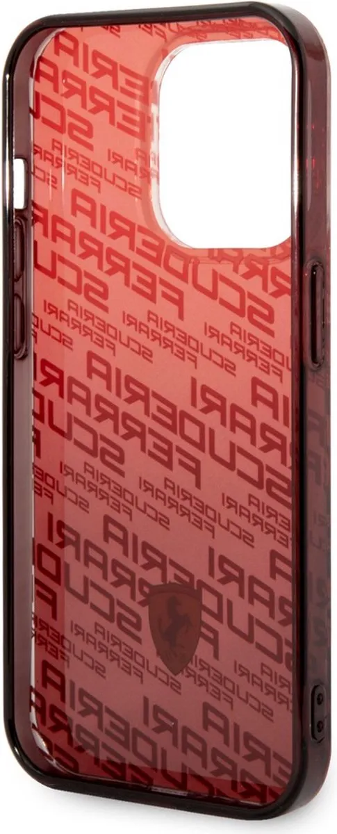 Ferrari Scuderia Gradient Allover Hoes - iPhone 14 Pro Max - Rood