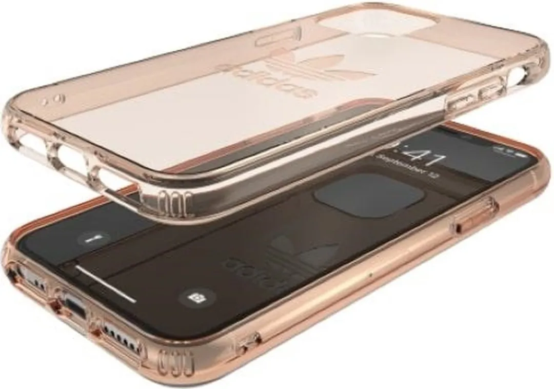 Adidas OR Protective Clear Case Big Logo 36413 - iPhone 11 Pro - Rose Goud