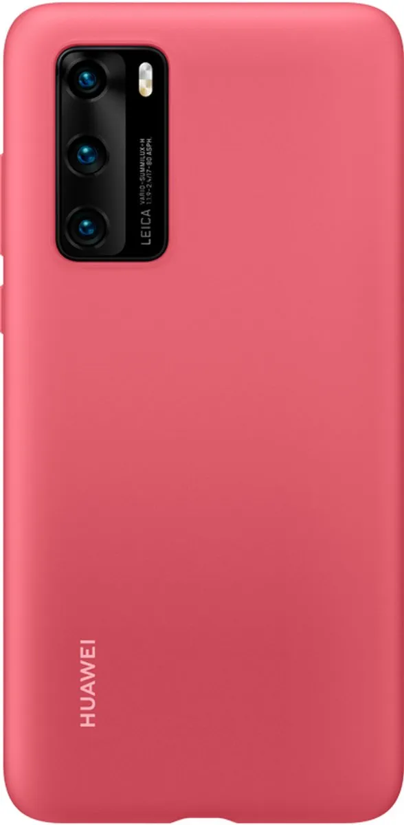 Huawei P40 Silicon Hoesje - Berry Red - 51993727