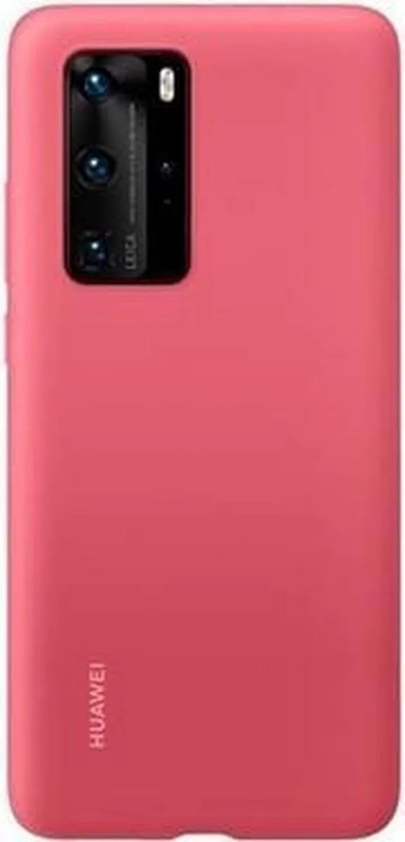 Huawei P40 Silicon Hoesje - Berry Red - 51993727