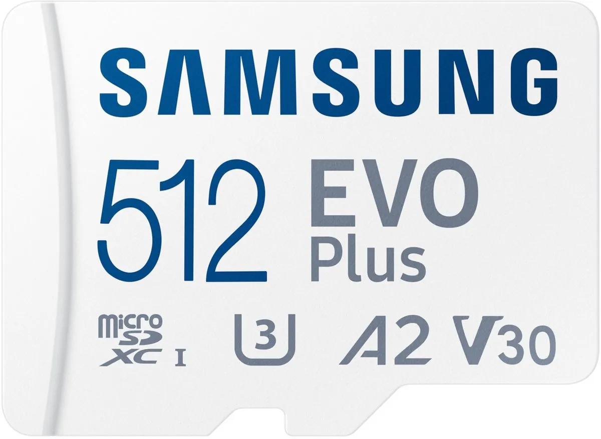 Samsung EVO Plus Micro SD Kaart 512GB