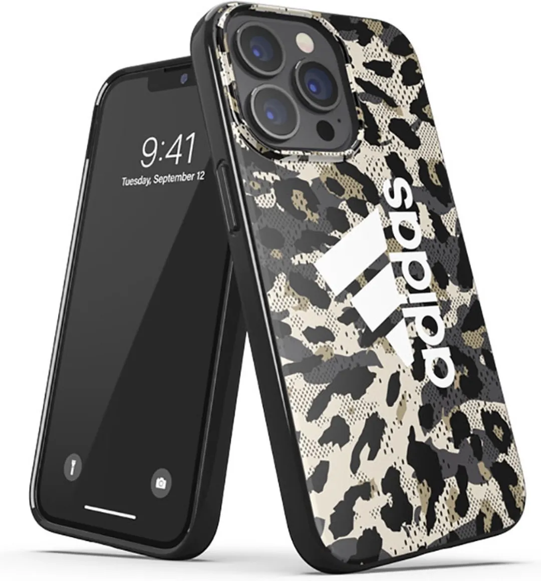 Adidas Graphic Snap TPU Hoes iPhone 13 Pro - Beige/Wit