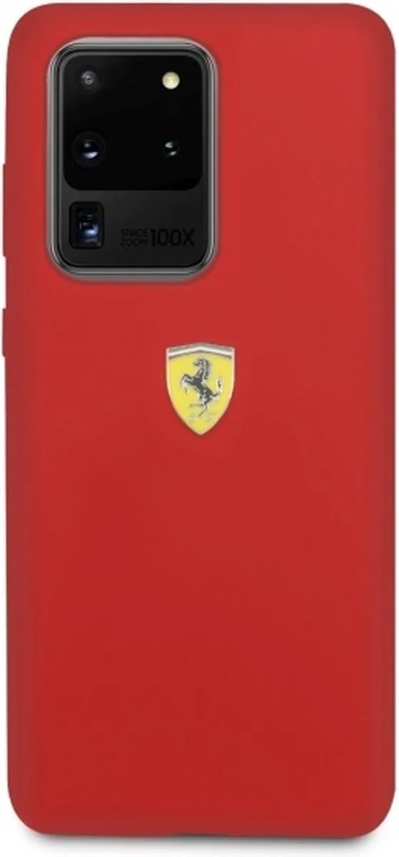 Ferrari SF Silicone Hoes Samsung Galaxy S20 Ultra - Rood - afbeelding 6 van 6