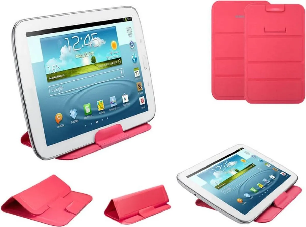 Samsung EF-SN510BPEGWW Stand Pouch 8 inch - Roze - afbeelding 6 van 6