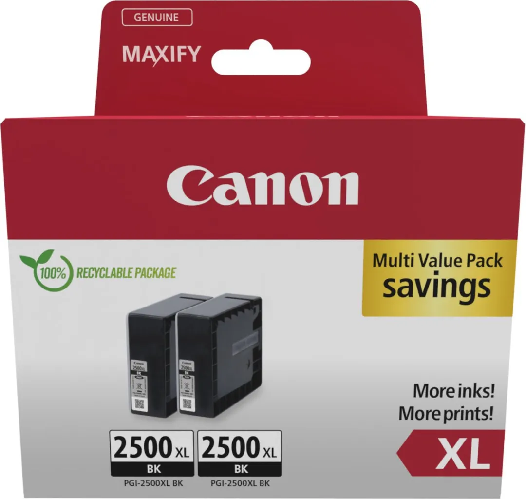 Canon 9254B011 Inktcartridge Zwart - 2 Stuks