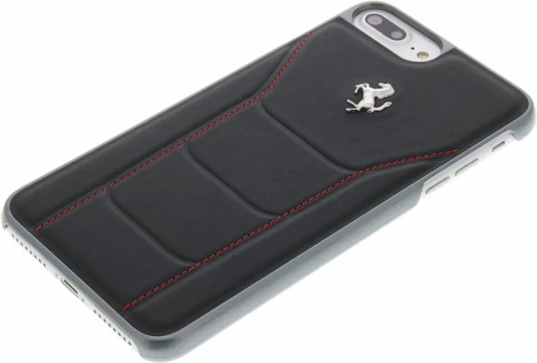 Ferrari 488 Collection iPhone 7 Plus/iPhone 8 Plus Hoes - Zwart/Zilver