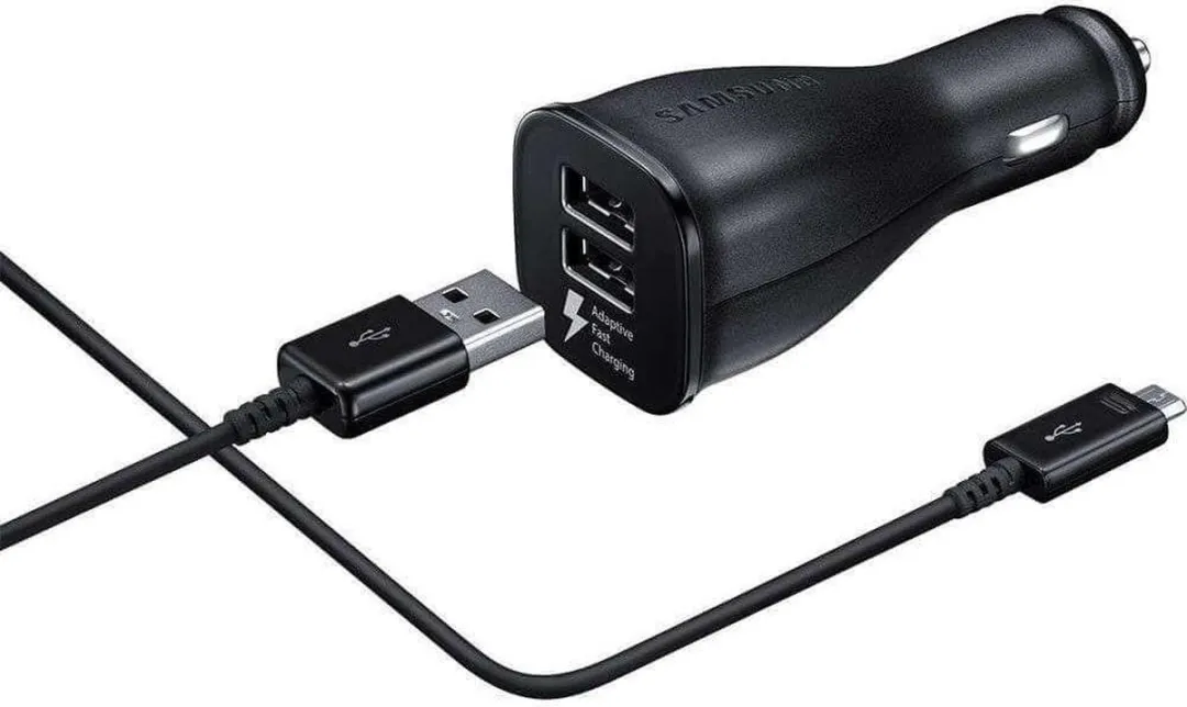 Samsung EP-LN920BBEGWW Autolader Micro USB - 2x 10W - Zwart