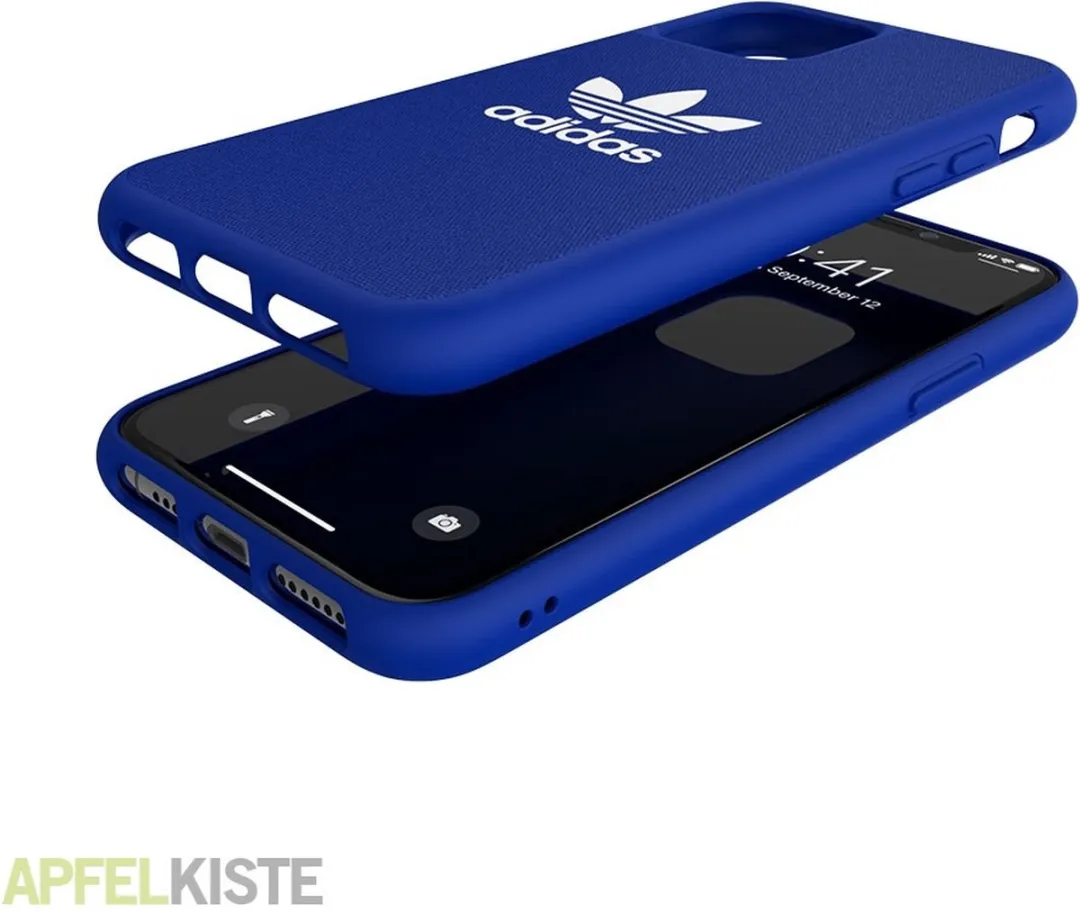 Adidas Moulded Case Canvas Hoesje iPhone 11 Pro - Blauw
