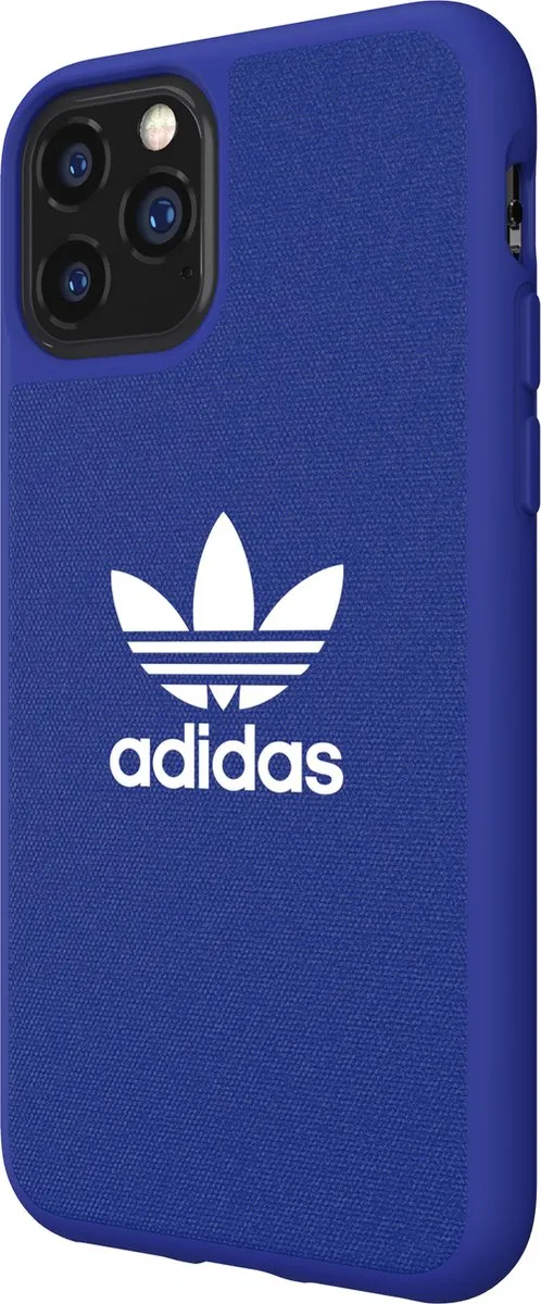 Adidas Moulded Case Canvas Hoesje iPhone 11 Pro - Blauw