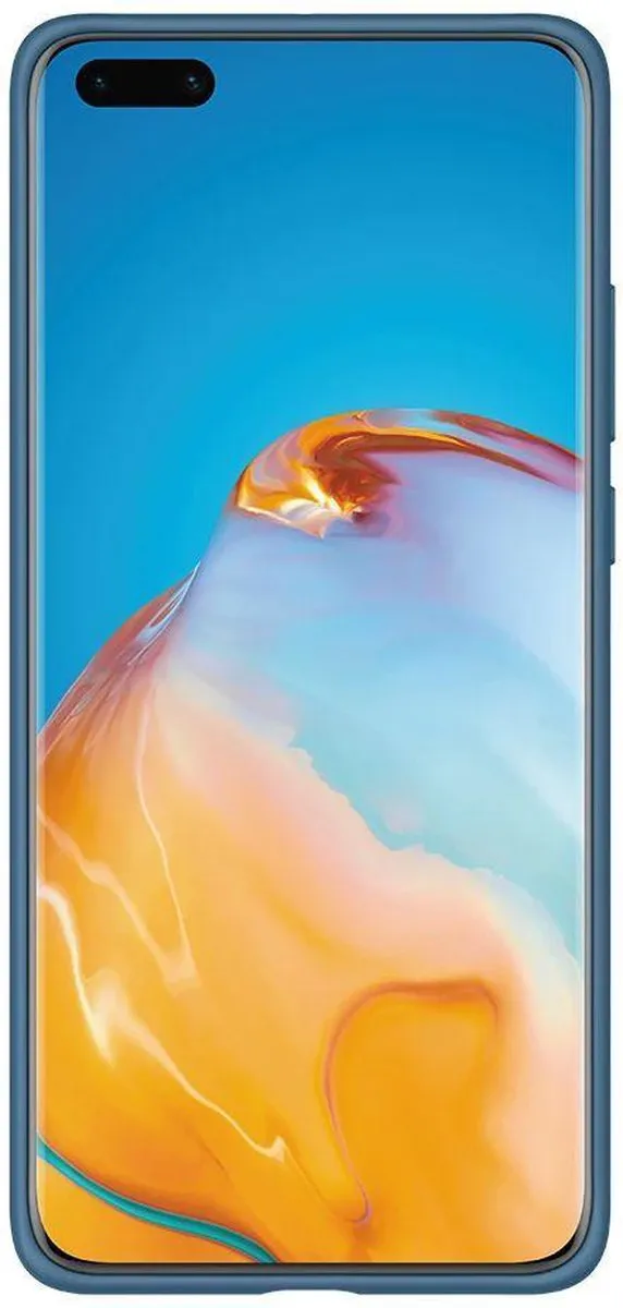 Huawei Silicon Hoesje P40 Pro - Blauw - 51993799