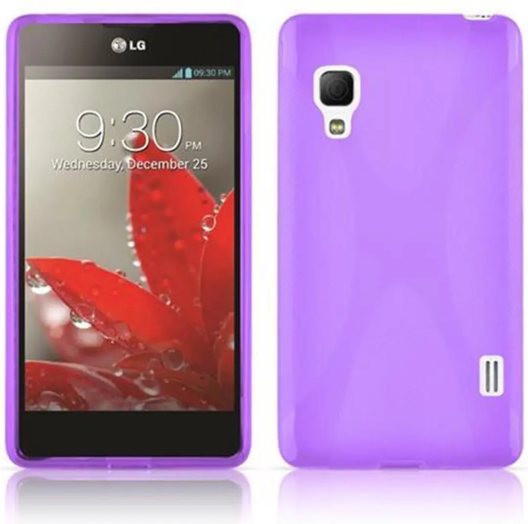 Cadorabo Hoesje geschikt voor LG L5 II (2. SIM) in LILA VIOLET