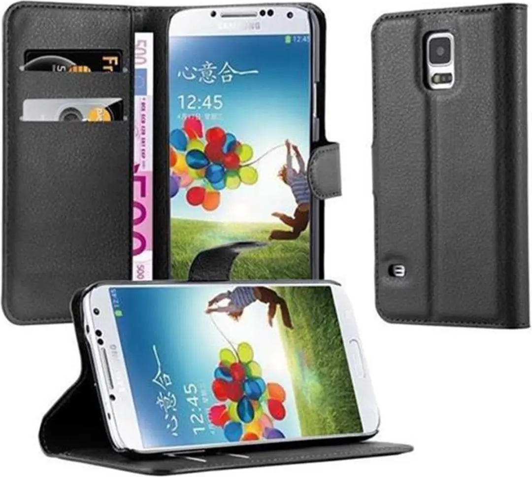Cadorabo Hoesje geschikt voor Samsung Galaxy S5 / S5 NEO in PHANTOM ZWART