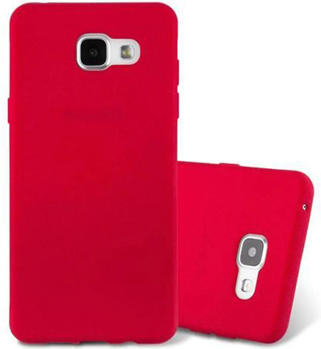 Cadorabo Hoesje geschikt voor Samsung Galaxy A3 2016 in FROST ROOD
