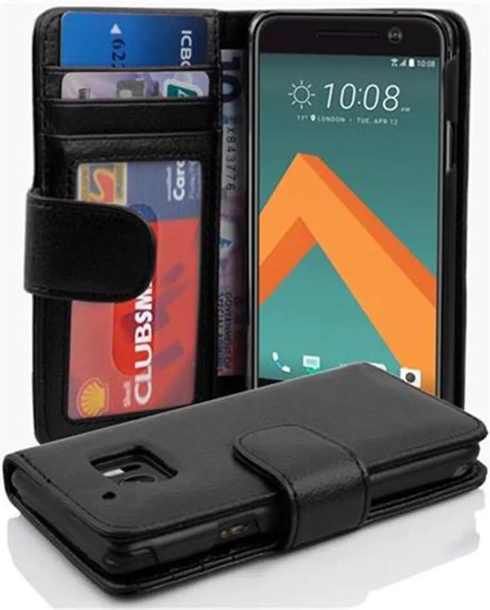 Cadorabo Hoesje geschikt voor HTC ONE M10 in ZWARTE OXIDE