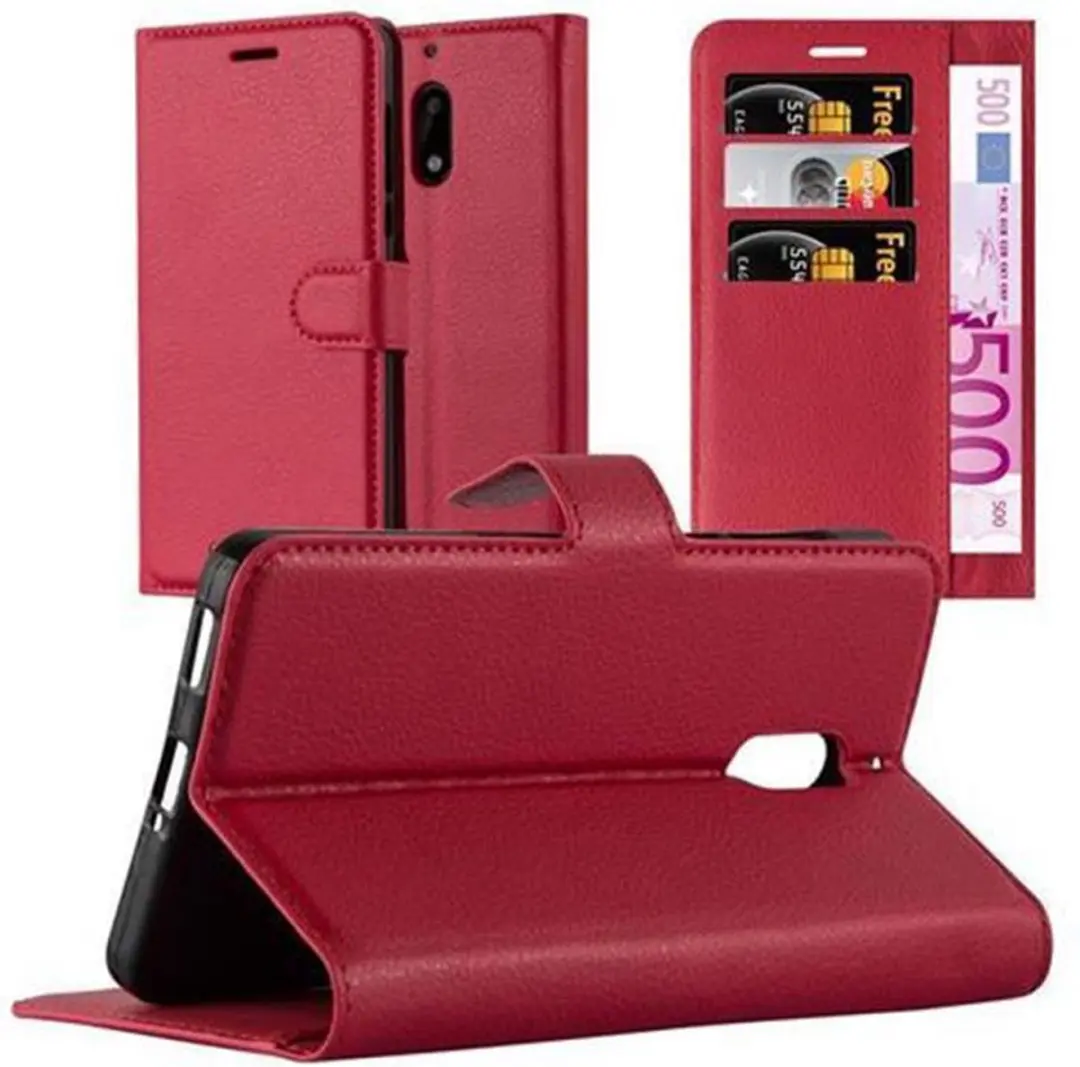 Cadorabo Hoesje geschikt voor Nokia 6 2017 in KARMIJN ROOD