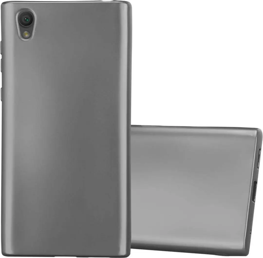 Cadorabo Hoesje geschikt voor Sony Xperia L1 in METALLIC GRIJS