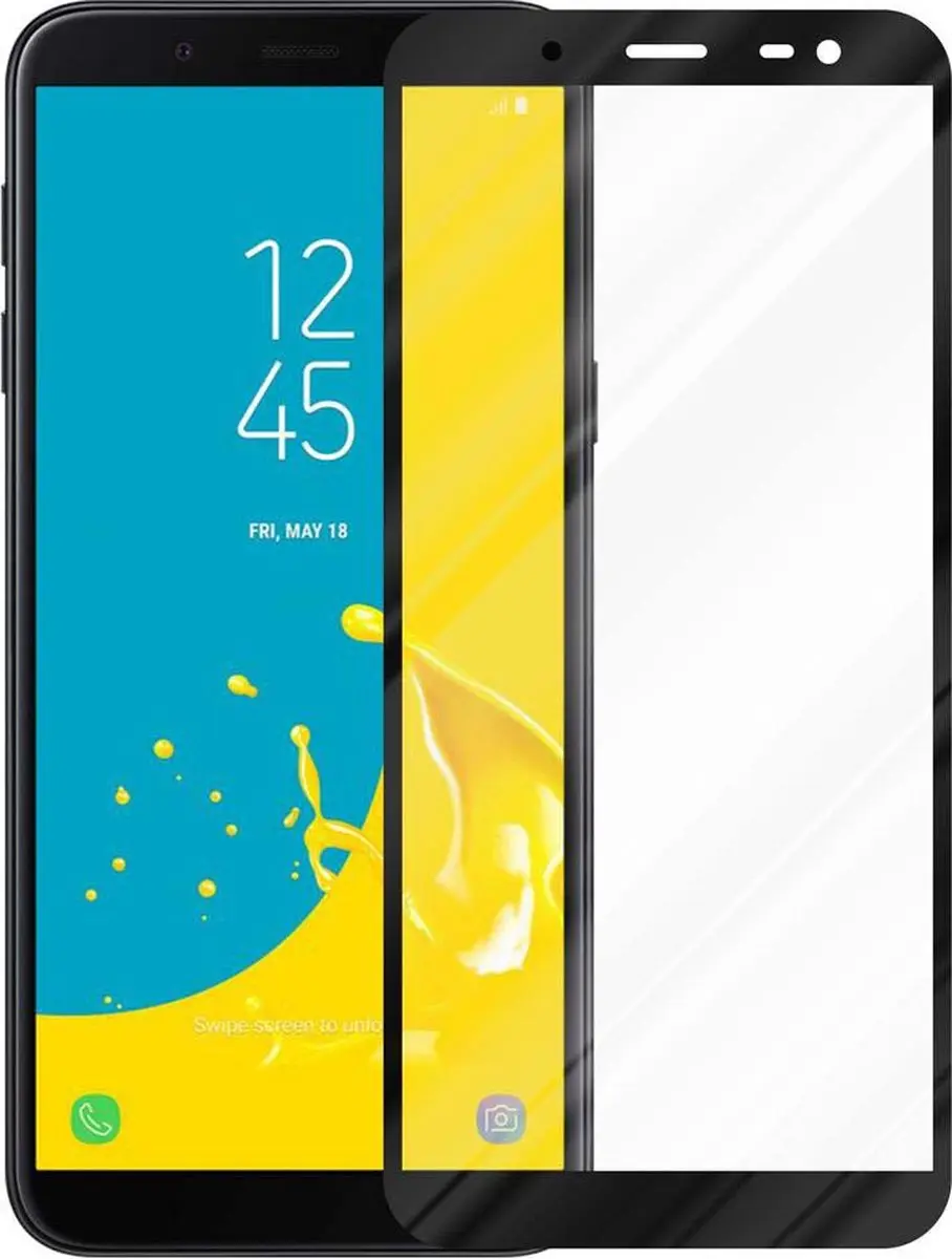 Cadorabo Volledig scherm pantserfolie geschikt voor Samsung Galaxy J6 2018 in TR