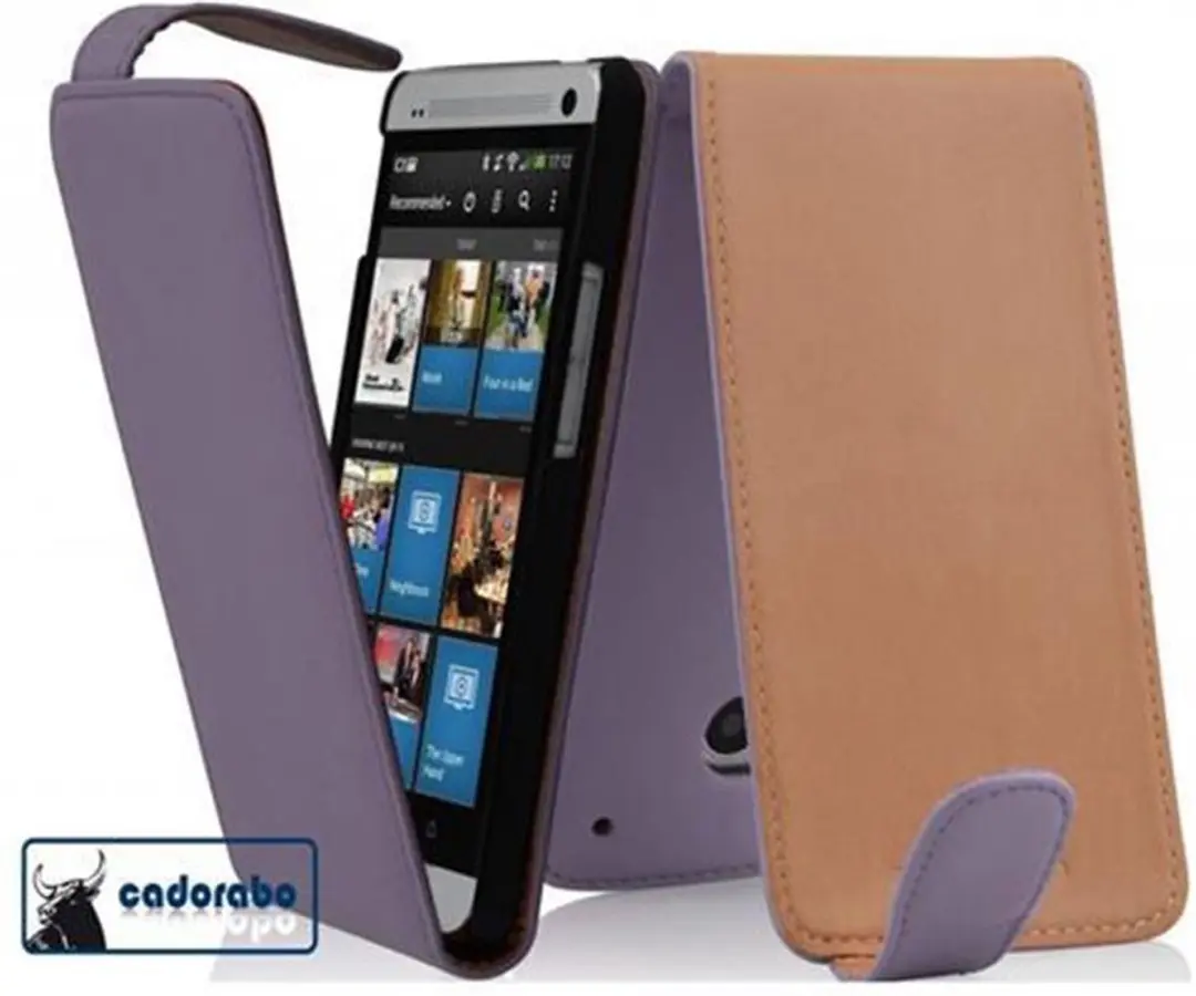 Cadorabo Hoesje geschikt voor HTC ONE MINI M4 in LILA VIOLET