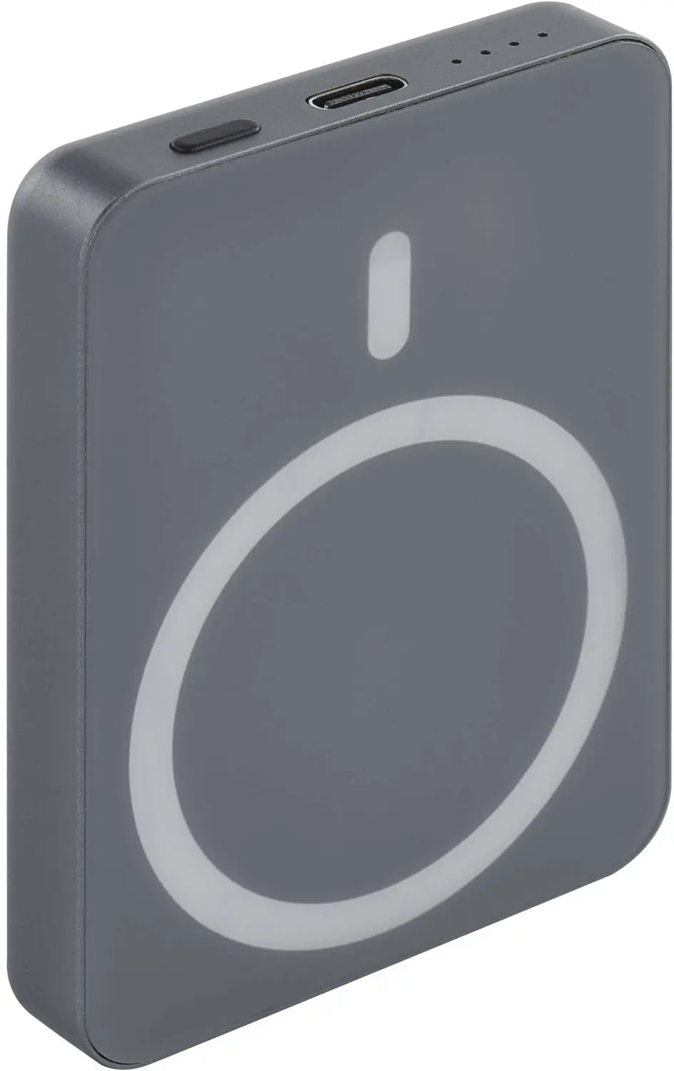 Emos WI 522 Powerbank 5000mAh - 20W - Draadloos opladen - Grijs - afbeelding 6 van 6