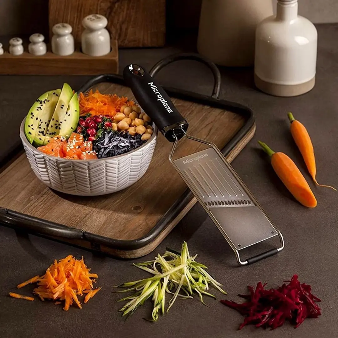 Microplane Gourmet juliennerasp - Zilver - afbeelding 4 van 6