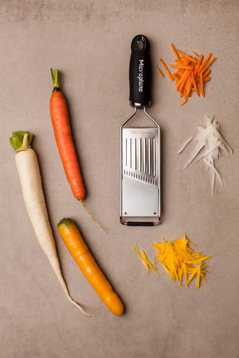 Microplane Gourmet juliennerasp - Zilver - afbeelding 2 van 6