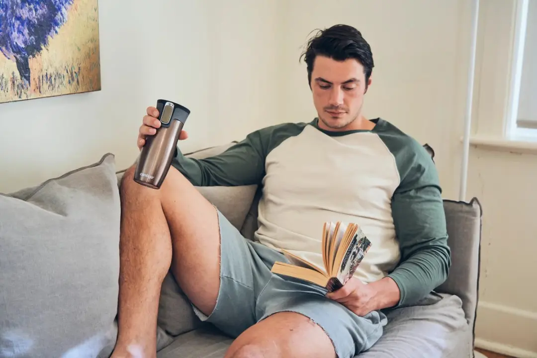 Contigo West Loop Autoseal thermosbeker - 470ml - Latte - afbeelding 5 van 6