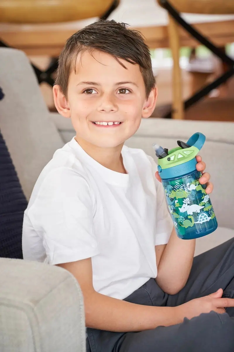 Contigo Easy Clean Autospout Kinderdrinkfles 420ml - Dino Boy - afbeelding 6 van 6