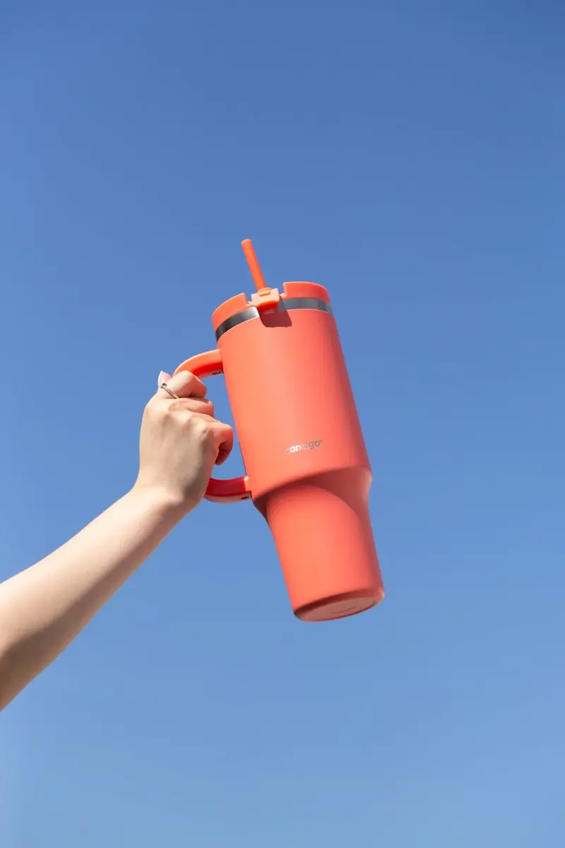 Contigo Streeterville Thermosfles 1,2 Liter - Coral - afbeelding 6 van 6