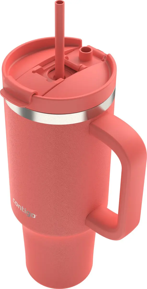 Contigo Streeterville Thermosfles 1,2 Liter - Coral - afbeelding 2 van 6