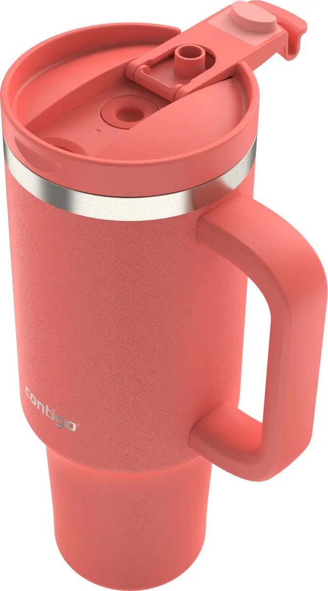 Contigo Streeterville Thermosfles 1,2 Liter - Coral - afbeelding 3 van 6