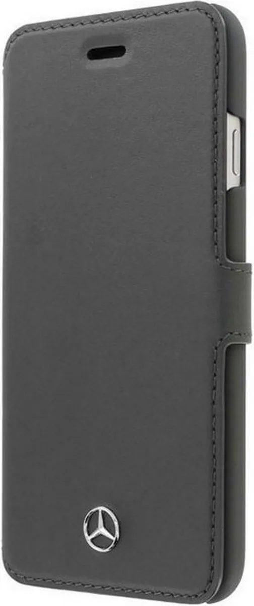 Mercedes-Benz Leather Wallet Book Case iPhone 6/6S Plus - Zwart