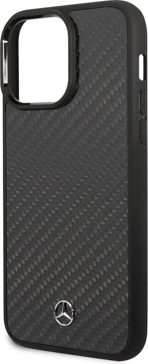 Mercedes-Benz iPhone 14 Pro Max Hoesje - Carbon Zwart - afbeelding 6 van 6