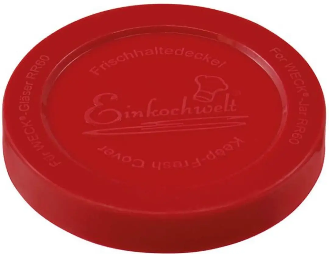 Weck Keep-fresh Deksel Silicone Rood 100mm