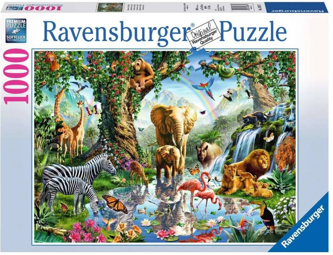 Ravensburger Avonturen in de Jungle Legpuzzel 1000 Stuks - Multicolor - afbeelding 5 van 6