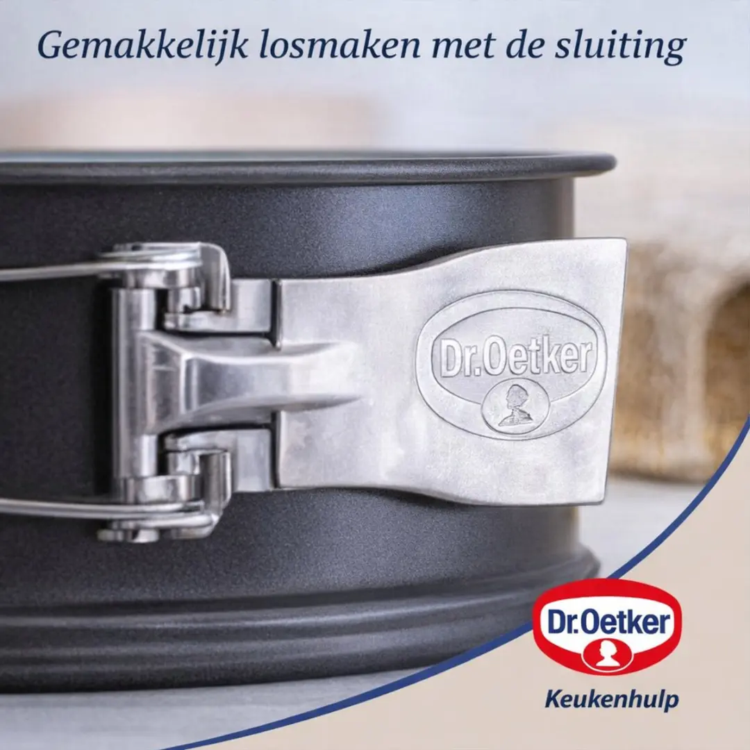 Dr. Oetker Tradition Springvorm Ø28cm - Zwart - afbeelding 3 van 6