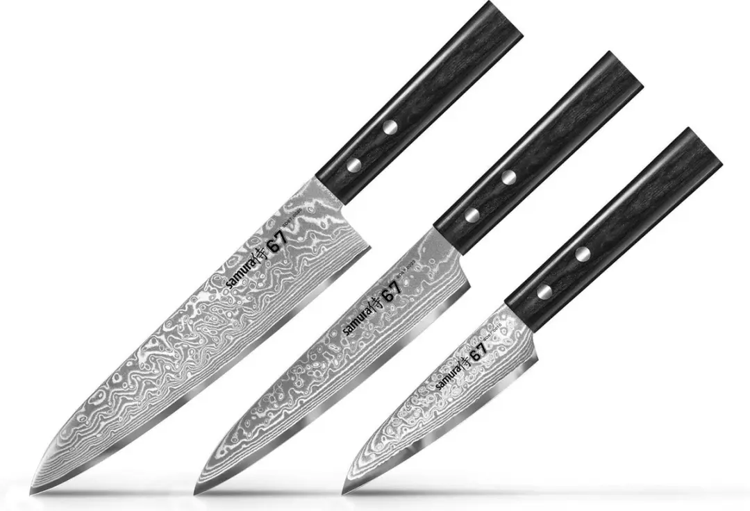 Samura Damascus 67 Messenset - 3 Delig - afbeelding 2 van 6