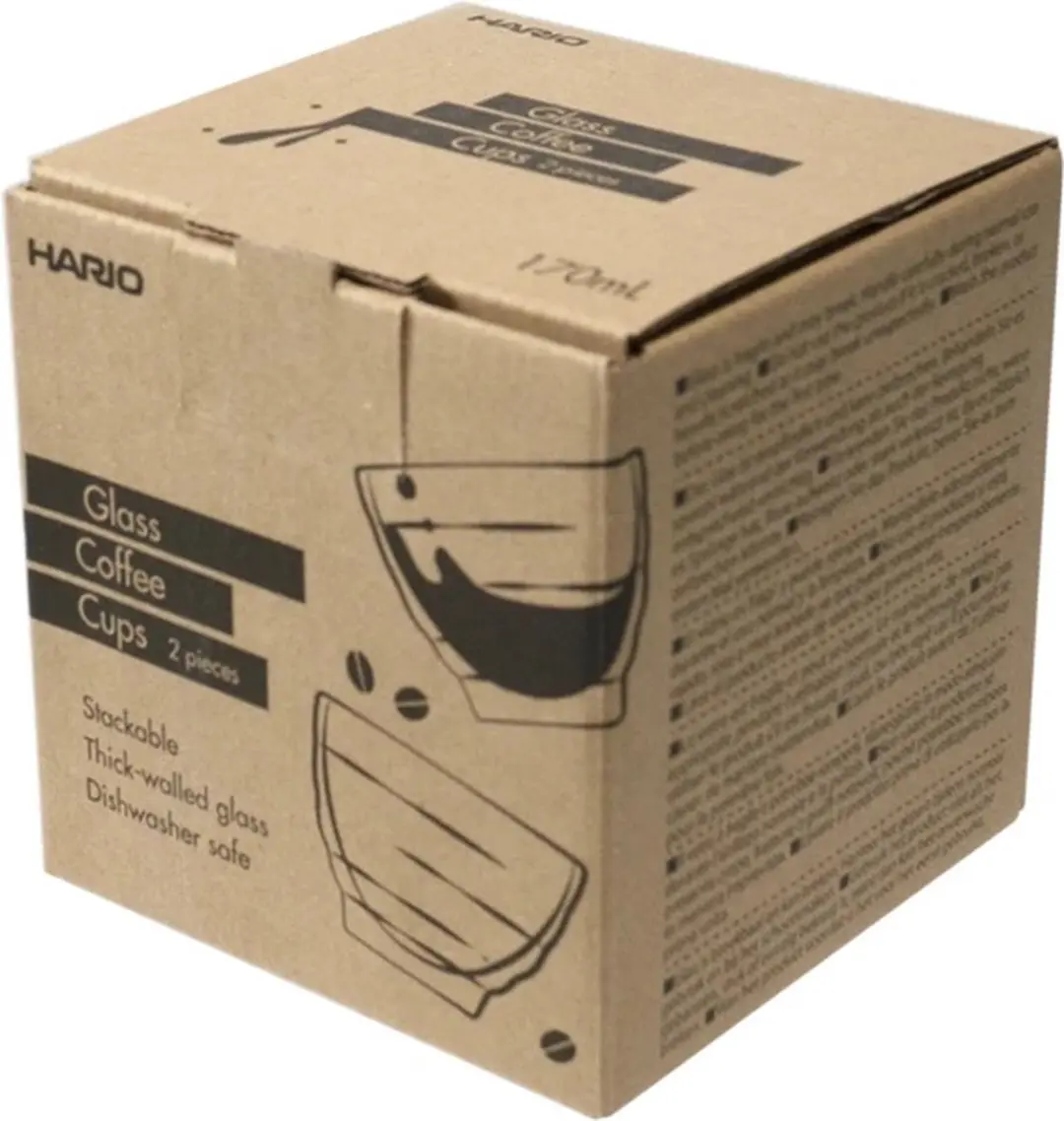 Hario Yunomi Theeglazen Set - 170ml - 2 stuks - afbeelding 3 van 5