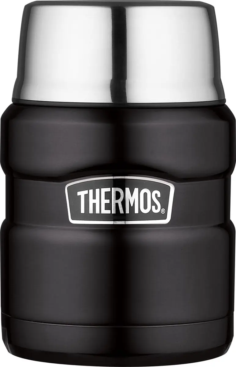 Thermos King voedseldrager - 47 cl - Mat zwart