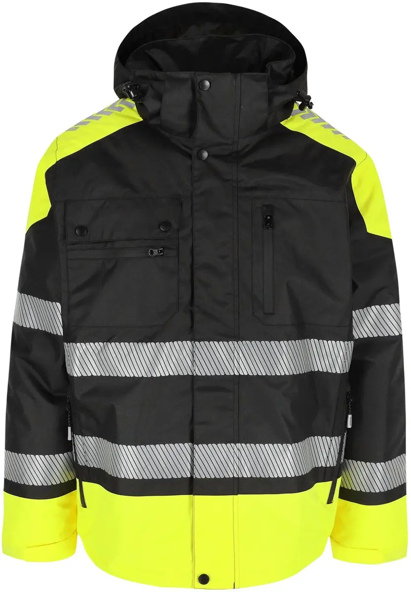 Herock Meteor High Vis Jas Zwart / 2XL