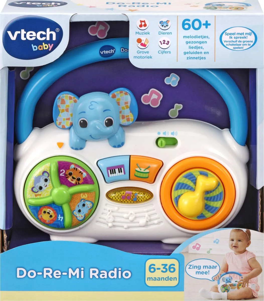 VTech Dierenvriendjes Do-Re-Mi Radio - Multikleuren