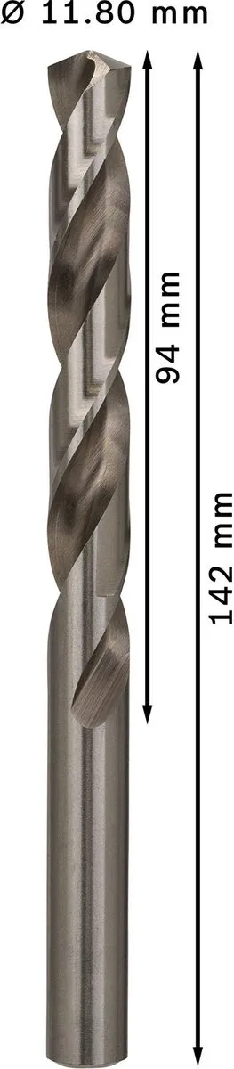 Bosch Professional ST. LINE 11.8mm HSS-G Boor - 5 Stuks