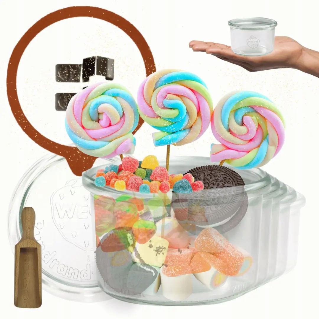 Weck Glazen Pot 200ml met Deksel, Rubber & Klem