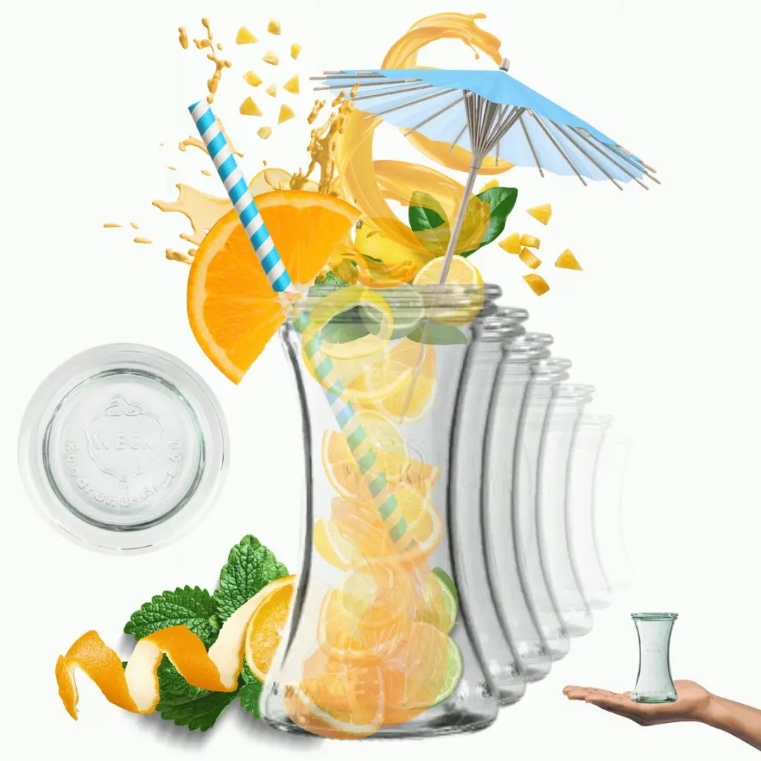 Weck Glazen Potten 200 ml met Deksel