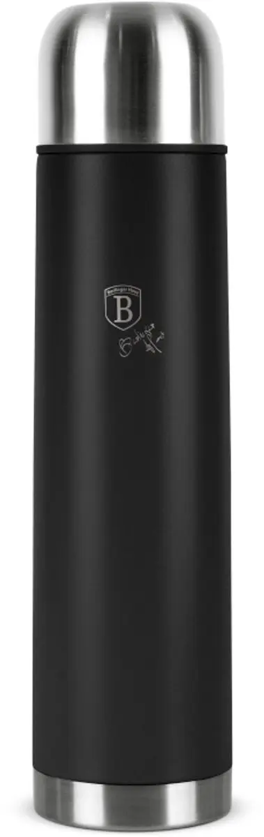 Roestvrijstalen thermosfles 1 l, Matte Black Collection