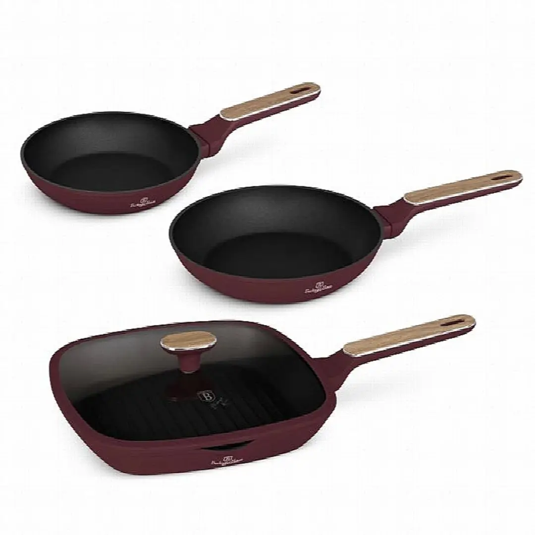 Set van 4 pannen met titaniumcoating uit de Leonardo Nordic Collection