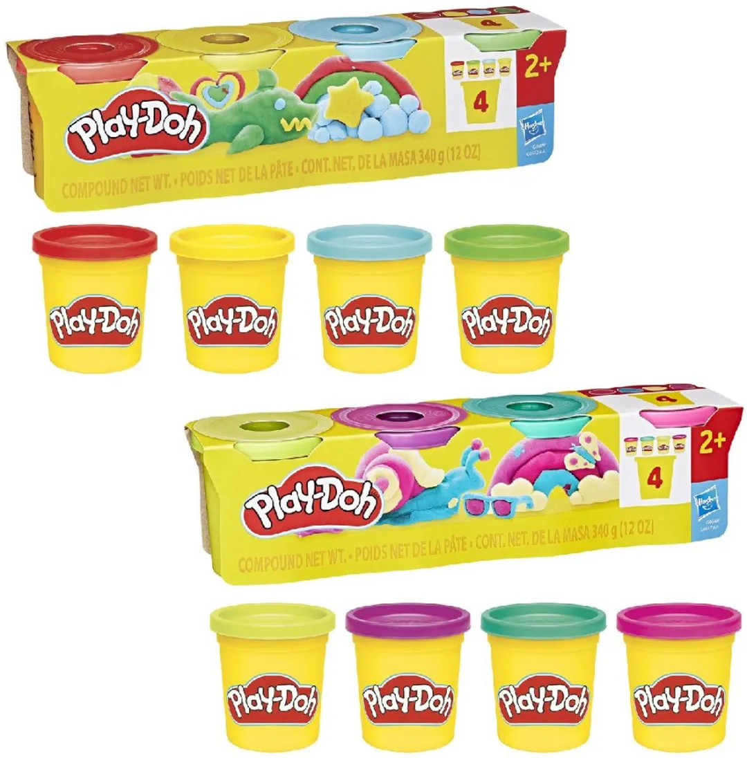 Hasbro Play-Doh Classic Assorté Klei - Multicolor - afbeelding 4 van 4