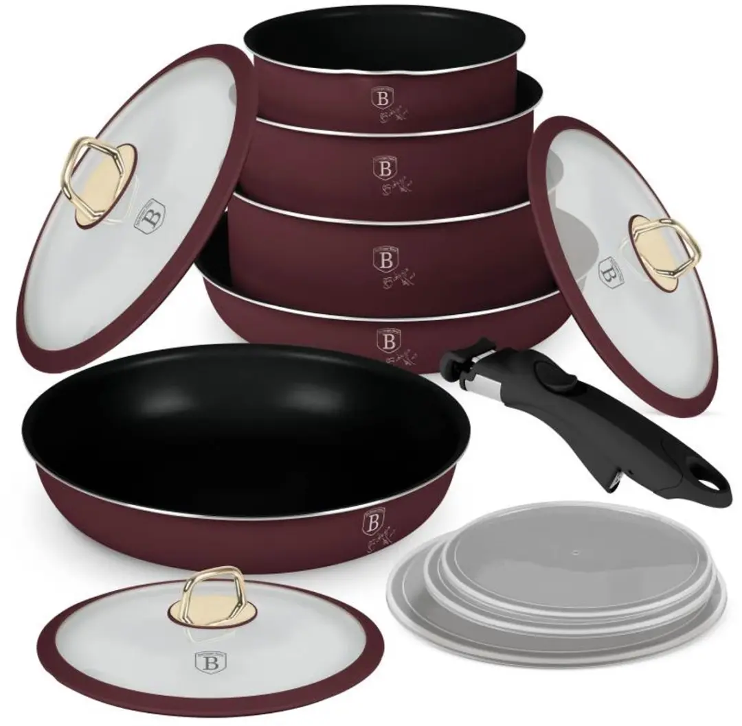 Servies set met afneembare handgrepen, 12-delig, Leonardo Collection