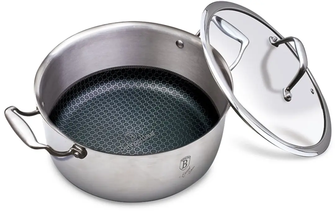 Kookpan met deksel en antiaanbaklaag, 24 cm, Eternal Collection
