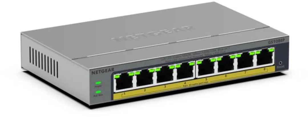 Netgear GS108EP Smart Managed Switch 8 Poorten - 62W PoE