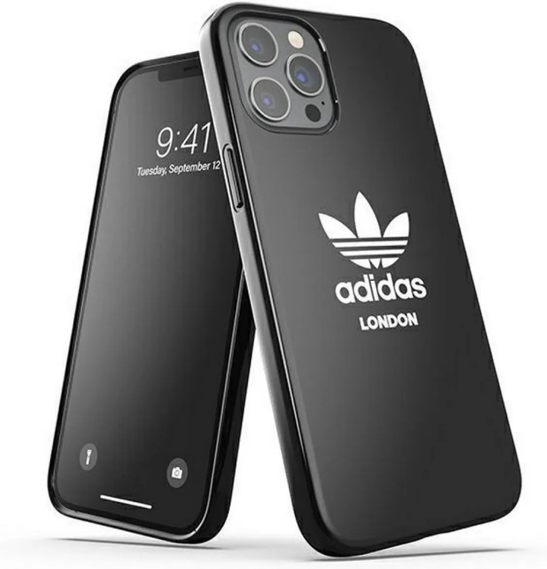 Adidas OR London Back Case - iPhone 12 Pro Max - Zwart